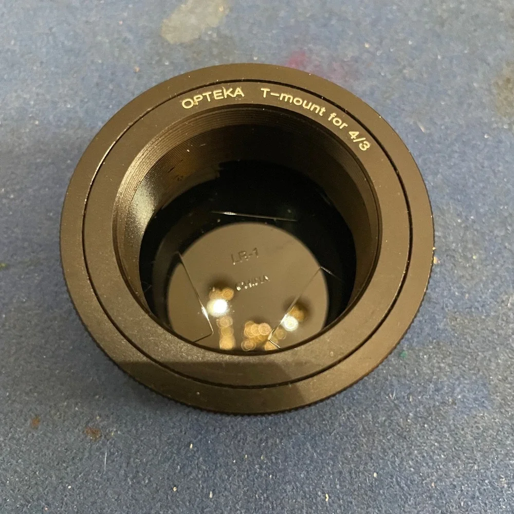 Opteka T-Mount Adapter for 4/3 Four Thirds System Olympus Cameras Black